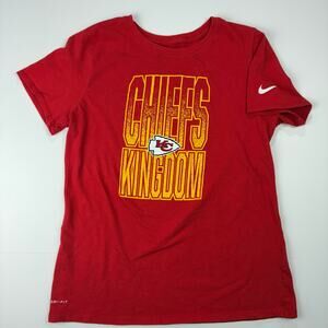 The NikeTee Dri-FIT Athletic Cut Kansas City Chiefs NFL Women’s M Red